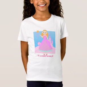 Fairytale Princess in Pink Birthaday Party T-Shirt