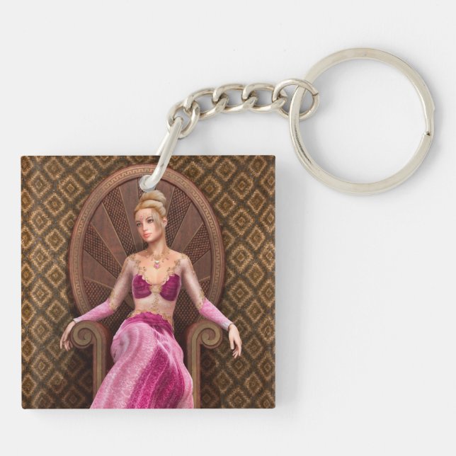Fairytale Princess Key Ring (Back)