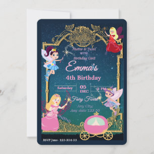 Fairytale Princess Party Invitation
