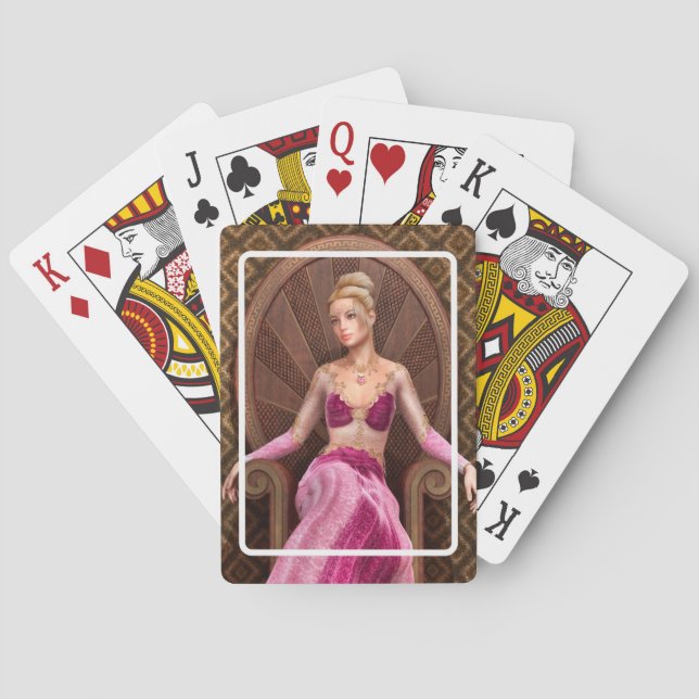 Fairytale Princess Playing Cards (Back)