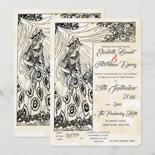 Fairytale Princess Wedding Invitation