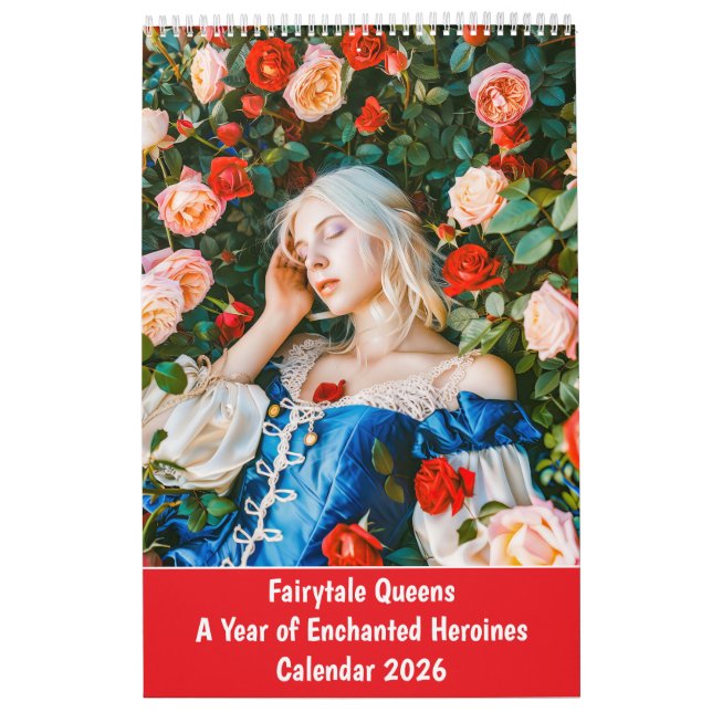 Fairytale Queens – A Year of Enchanted Heroines Calendar (Cover)