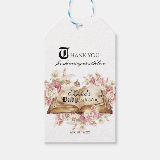 Fairytale Royal Baby Shower Gift Tags (Front)