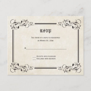 Fairytale RSVP Response Cards
