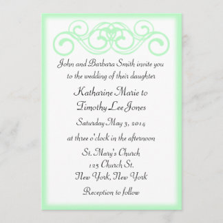 Fairytale Scroll Wedding Invitation