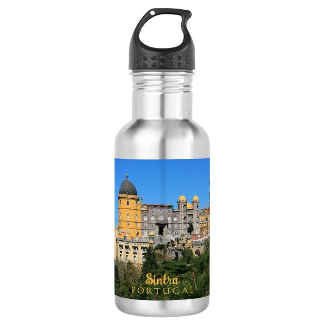 Fairytale Sintra Palace photo, in Portugal 532 Ml Water Bottle (Front)