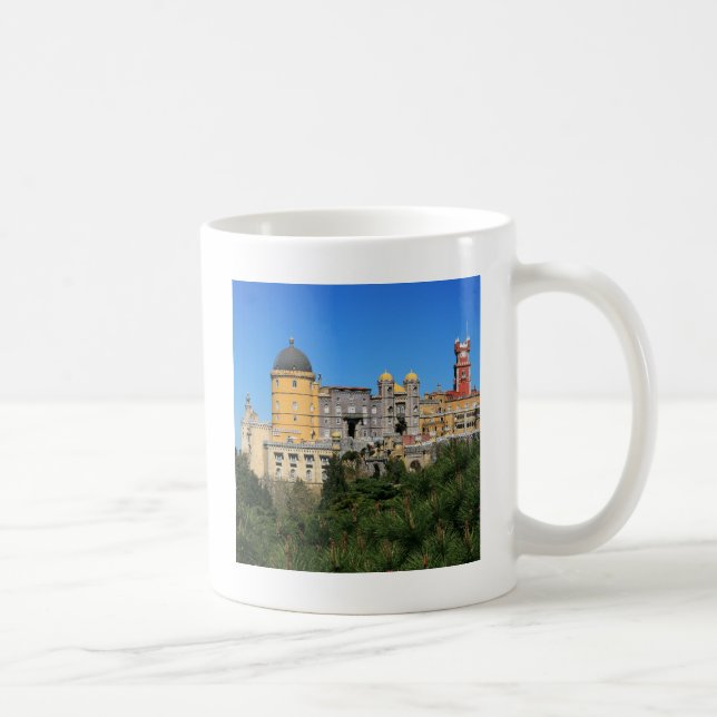 Fairytale Sintra Palace photo, in Portugal Coffee Mug (Right)