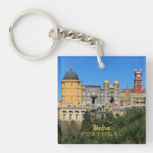 Fairytale Sintra Palace photo, in Portugal Key Ring