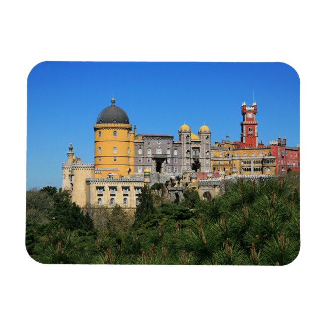Fairytale Sintra Palace photo, in Portugal Magnet (Horizontal)