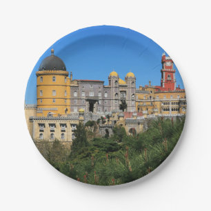 Fairytale Sintra Palace photo, in Portugal Paper Plate
