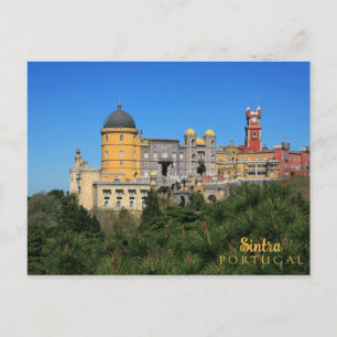 Fairytale Sintra Palace photo, in Portugal Postcard