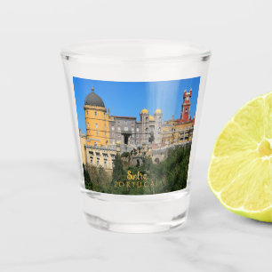 Fairytale Sintra Palace photo, in Portugal Shot Glass