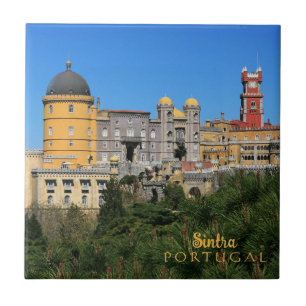Fairytale Sintra Palace photo, in Portugal Tile