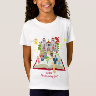 Fairytale Stories Girl Birthday Party T-Shirt