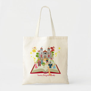 Fairytale Stories Girl Birthday Party Tote Bag