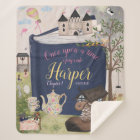 Fairytale Storybook Personalised Blanket