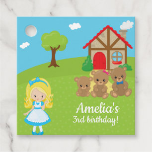 Fairytale Storytime Goldilocks and Three Bears Favour Tags