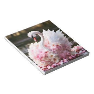 Fairytale swan notepad