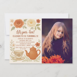 Fairytale Tea Party Birthday Invitation