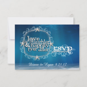 Fairytale Under the Sea RSVP Card