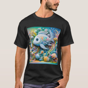 Fairytale underwater world in colours T-Shirt