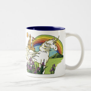 Fairytale Unicorn Two-Tone Coffee Mug