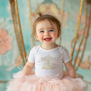 Fairytale Vintage Amusement Park Baby Bodysuit