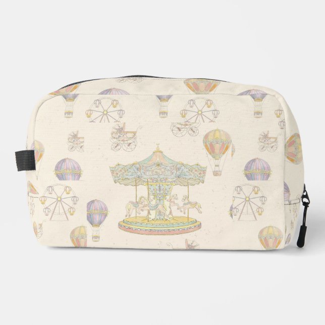 Fairytale Vintage Amusement Park Dopp Kit (Front)