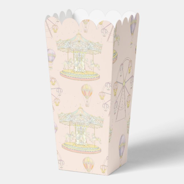 "Fairytale Vintage Amusement Park"  Favour Box (Back)