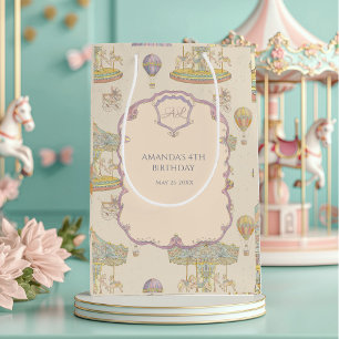 Fairytale Vintage Amusement Park Medium Gift Bag