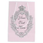 Fairytale Vintage Princess Crown Personalised Bag