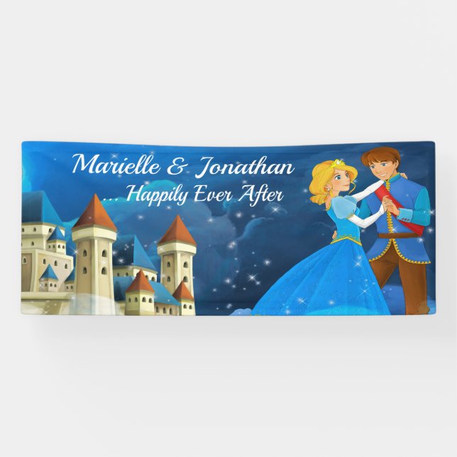 Fairytale Wedding / Anniversary Banner (Horizontal)