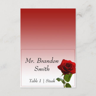 Fairytale Wedding Escort Card