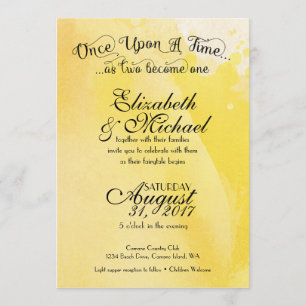Fairytale Wedding Invitation Template