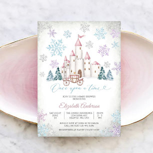 Fairytale Winter Baby Shower Invitation