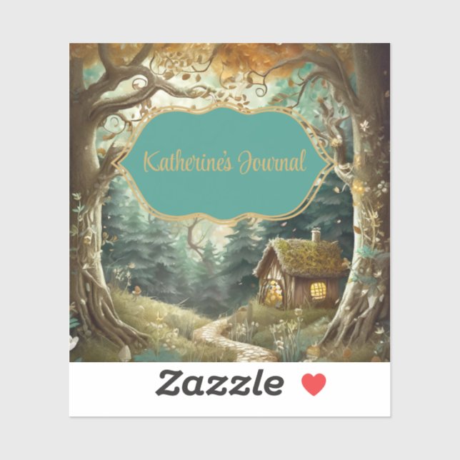 Fairytale Woodland Journal Bookplate Sticker (Sheet)