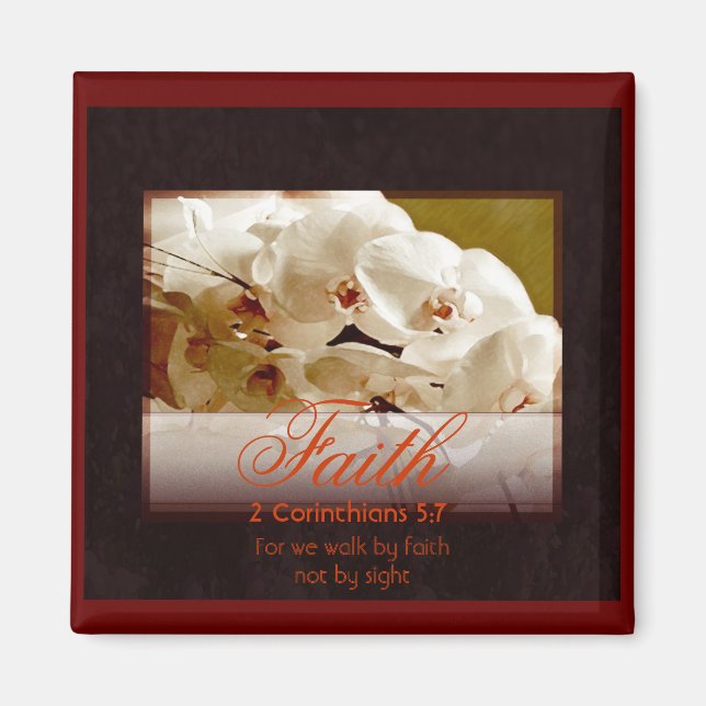 Faith 2 Corinthians 5:7 Magnet (Front)