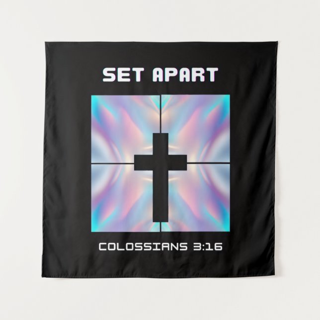 Faith Accent Pillow - Christian Home Decor Tapestry (Front)