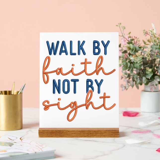 Faith Acrylic Sign (Wedding)