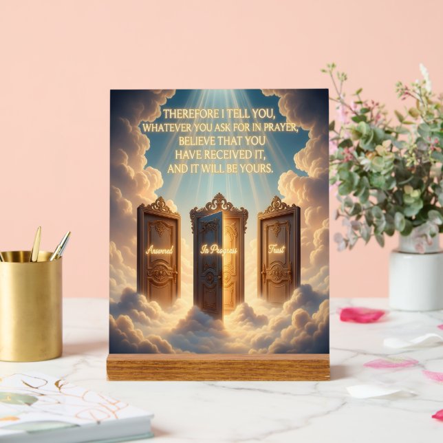 Faith Acrylic Sign For Encouragement (Wedding)