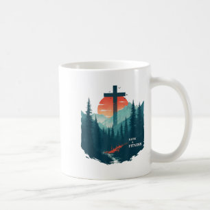 Faith &amp; Fitness Christian - Workout Motivation Coffee Mug