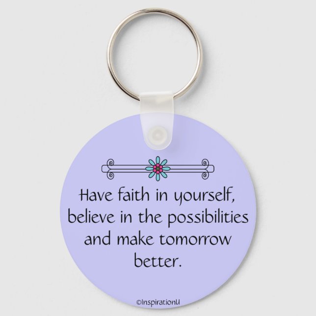 Faith and Belief Key Ring (Front)