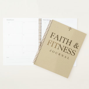 Faith and Fitness Journal – Christian Workout Plan Planner