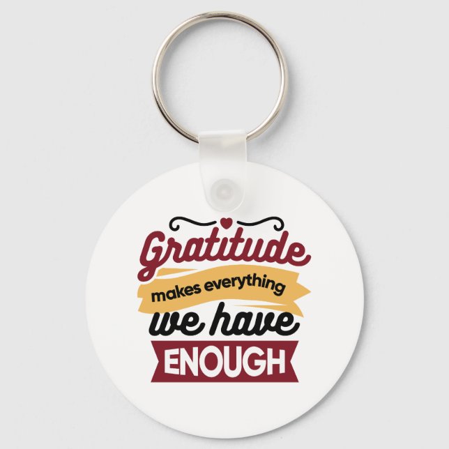 Faith and Gratitude Artwork – Uplifting Christian  Key Ring (Front)