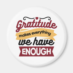 Faith and Gratitude Artwork – Uplifting Christian  Magnet