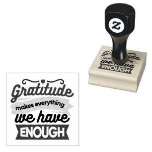 Faith and Gratitude Artwork – Uplifting Christian Rubber Stamp