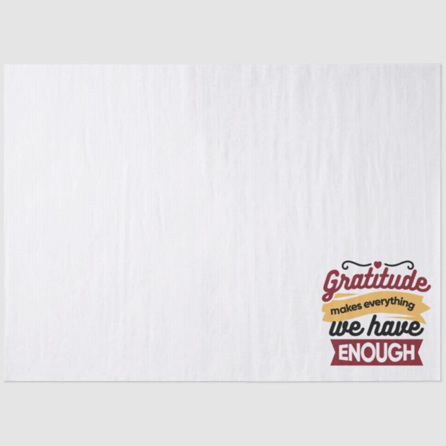 Faith and Gratitude Artwork – Uplifting Christian  Tissue Paper (Front)