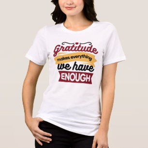 Faith and Gratitude Artwork – Uplifting Christian  Tri-Blend Shirt