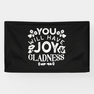 Faith and Happiness – Joy and Gladness Quotes Banner