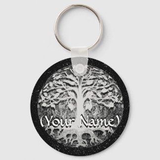Faith and Hope Tree of Life Customise Key Ring